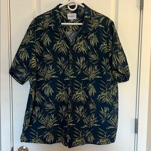 Goodfellow & Co Hawaiian Button Down Short Sleeve Shirt 2XB